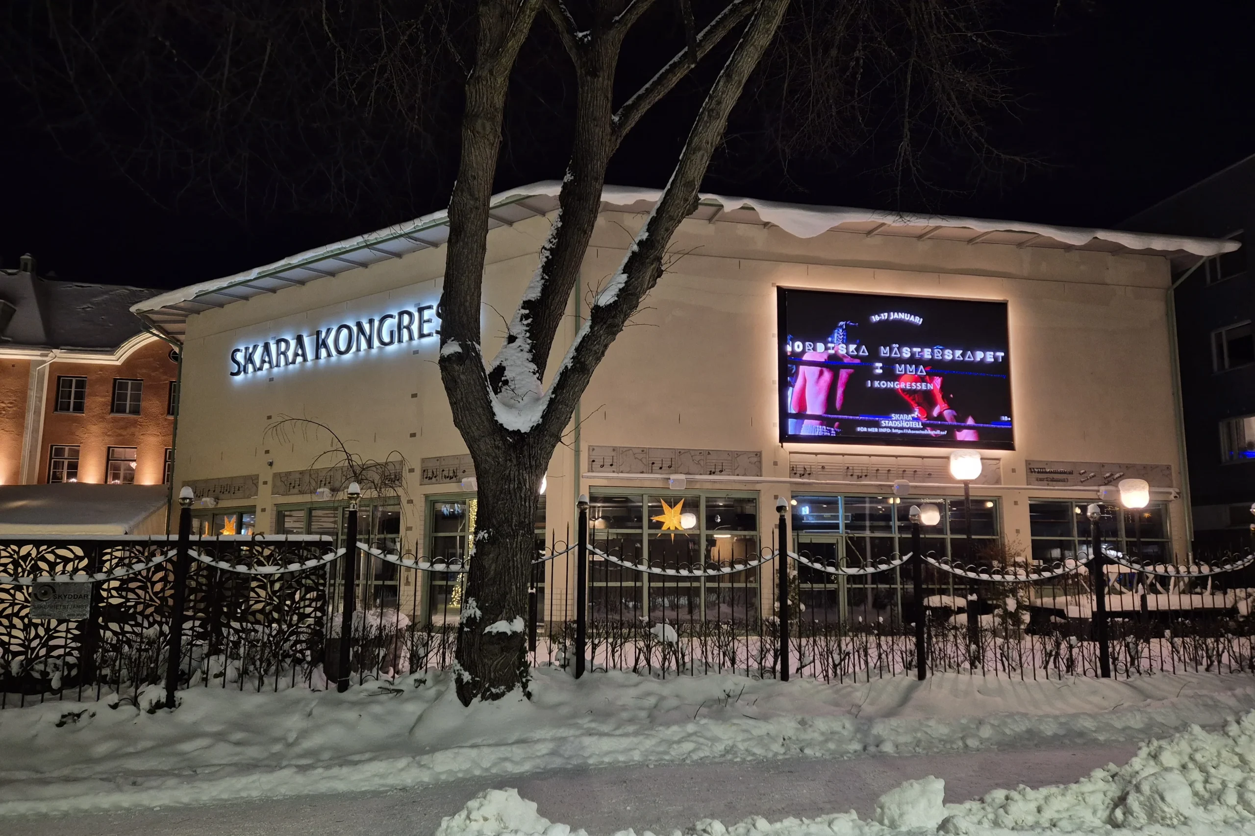mma i skara kongresshall
